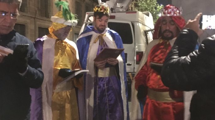 La petición de los Reyes Magos a AMLO en Palacio Nacional