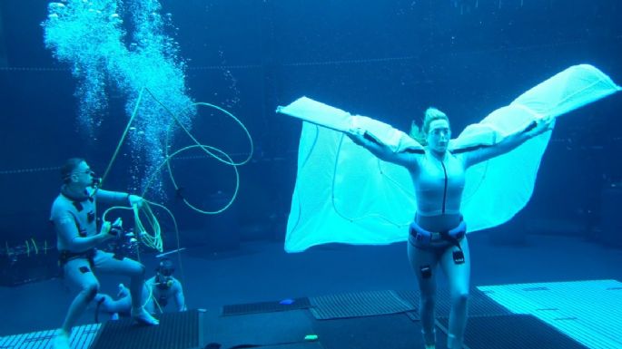 Avatar 2 : Kate Winslet se sumerge en tanque sin oxigeno para grabar escenas