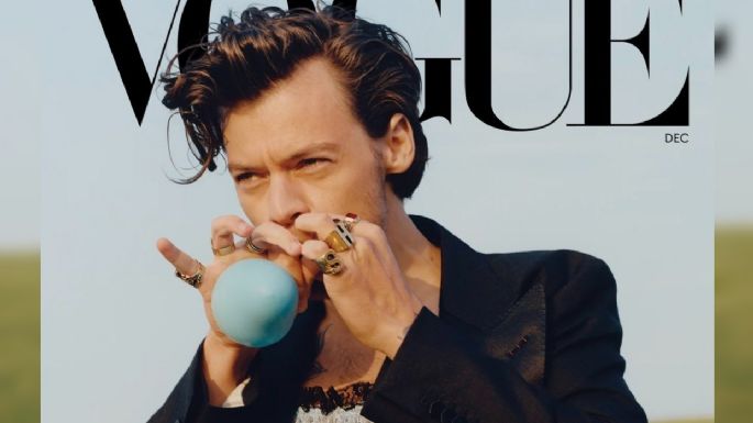 Harry Styles hace historia, es el primer hombre en aparecer en la portada de Vogue