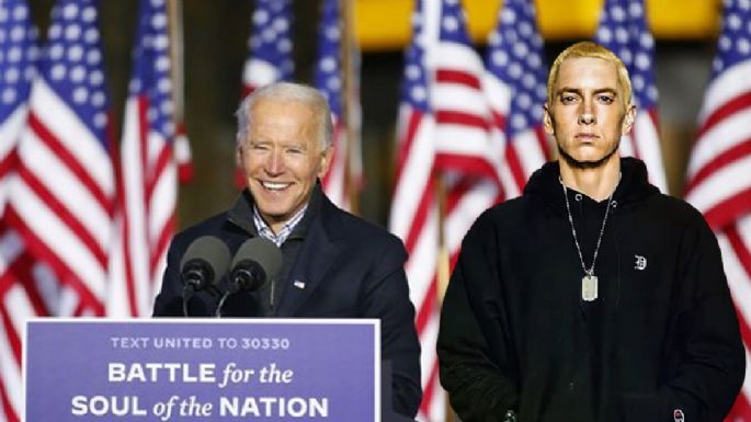 Eminem le regala canción a Biden por elecciones en Estados Unidos