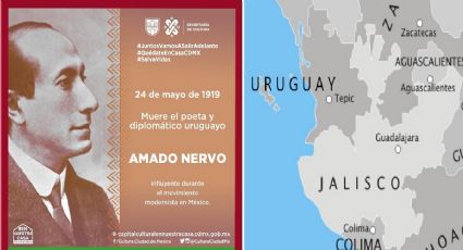 Amado Nervo era uruguayo según la cuenta de cultura de la CDMX