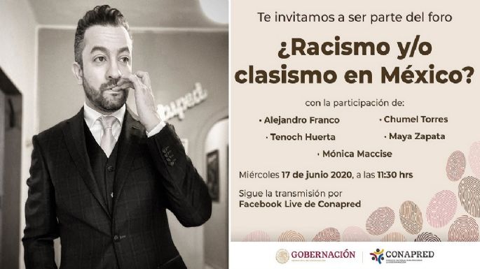 Critícan a CONAPRED por invitar a Chumel Torres a foro sobre racismo