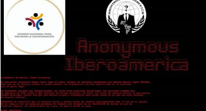 Anonymous hackeó la página de CONAPRED y amenaza a AMLO