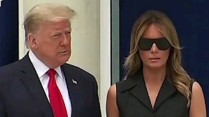Trump obliga a Melania a sonreír y la respuesta de su esposa se vuelve viral