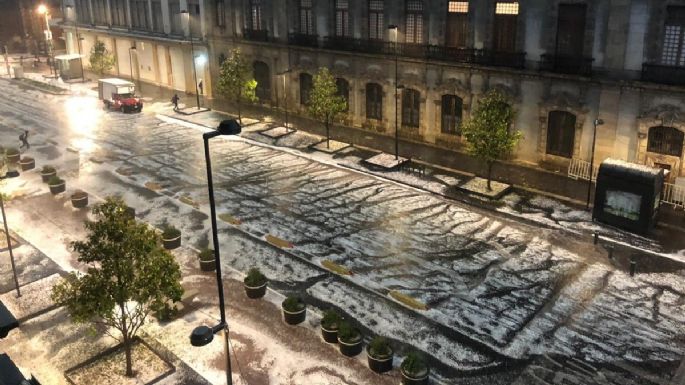 Granizo en la CDMX provoca alerta roja en alcaldías: FOTOS