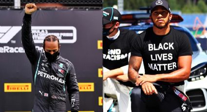 ¿Qué significa el puño levantado de Lewis Hamilton?