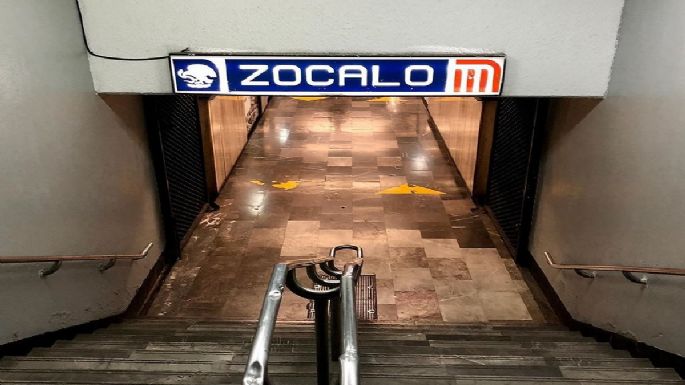 Metro Zócalo reactiva servicio a partir de hoy con horario especial