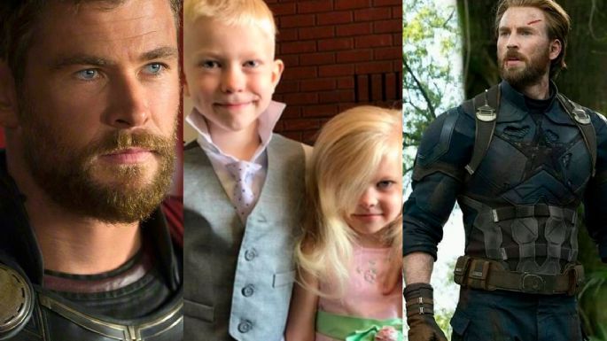 Chris Evans y 'Thor' le envían mensaje a niño que defendió a su hermana