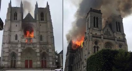 Incendio en catedral de Nantes pudo haber sido intencional