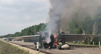 Avioneta se desploma en Quintana Roo; podría estar relacionada con el narcotráfico