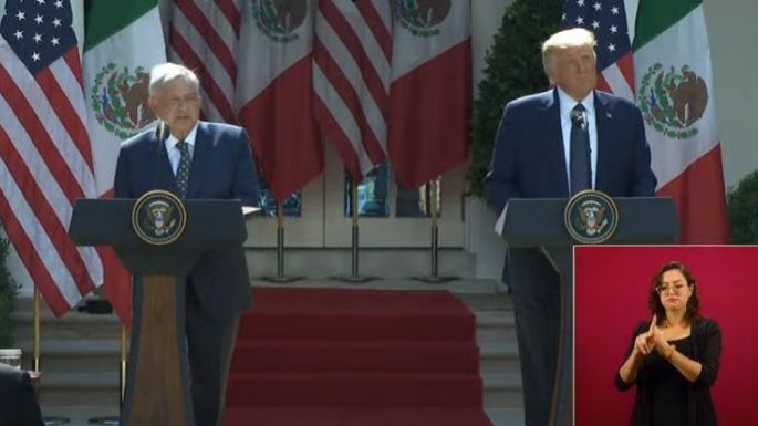 AMLO y Donald Trump dan mensaje desde la Casa Blanca