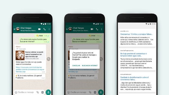WhatsApp lanza función para detectar Fake News