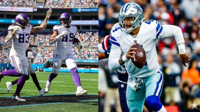 Cowboys vs Vikings: ¿Dónde ver EN VIVO el partido de la NFL semana 8? HORARIO y CANALES