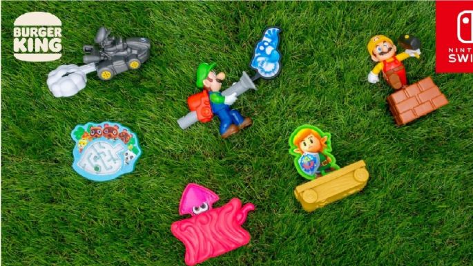Burger King anuncia nuevos juguetes de Nintendo en su menú infantil en México