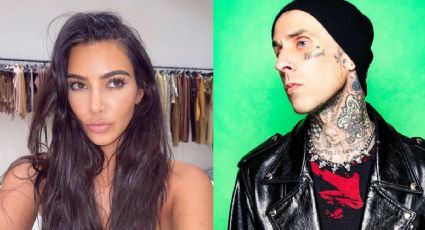 Revelan un supuesto romance entre Kim Kardashian y Travis Barker, actual novio de su hermana Kourtney