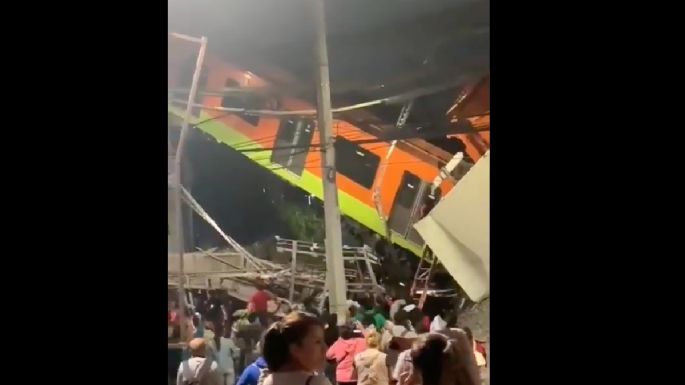 Metro CDMX: se registra fuerte accidente en la estación Olivos de la Línea 12; se desploman trenes (VIDEO)
