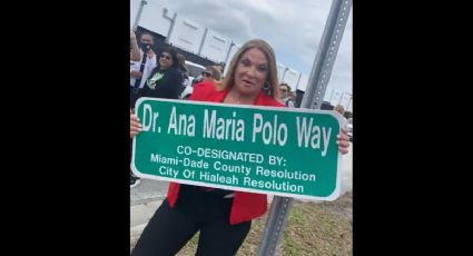 ¡Caso Cerrado! Ana María Polo tiene calle en su honor en Miami