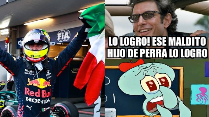 F1: Checo Pérez gana el Gran Premio de Azerbaiyán y los MEMES lo celebran