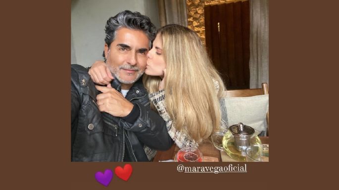Raul Araiza comparte la primera FOTO con su novia, Margarita Vega