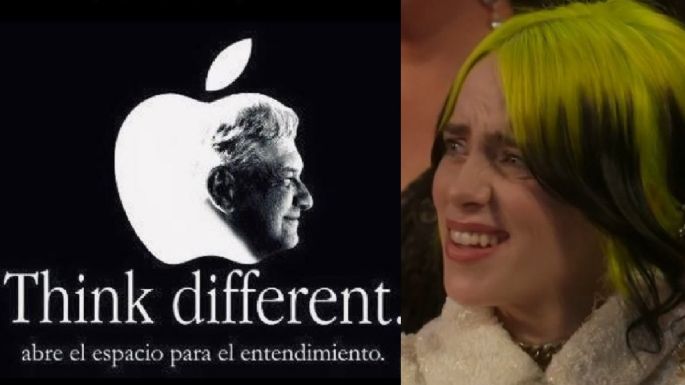 Morena copia eslogan y logotipo de Apple y los memes no lo perdonan