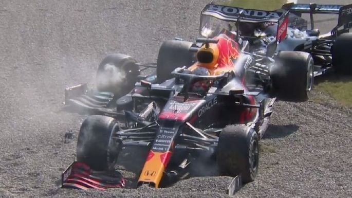 F1: Halo salva la vida de Hamilton tras aparatoso choque con Verstappen (VIDEO)