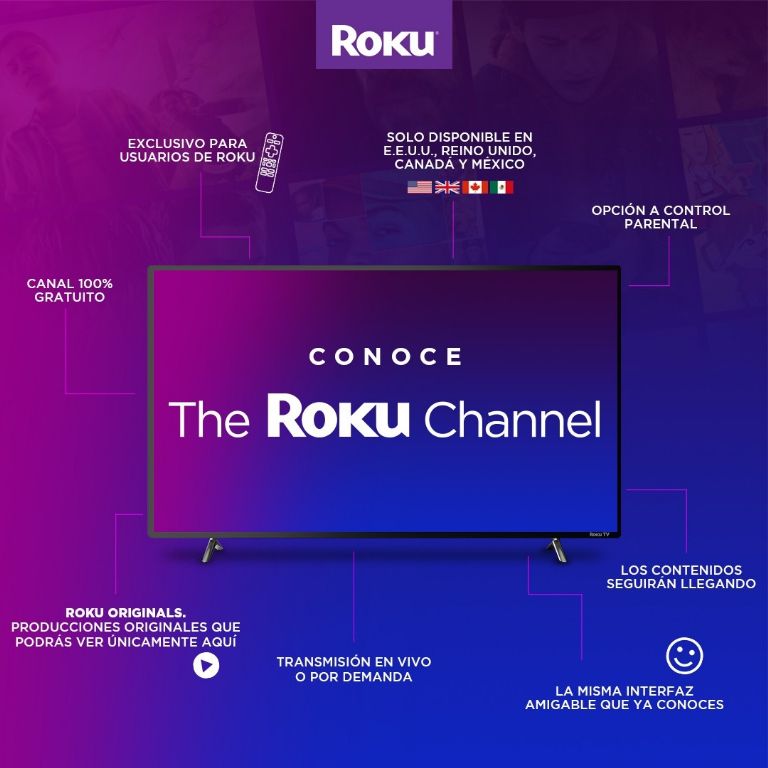 The Roku Channel streaming méxico precios