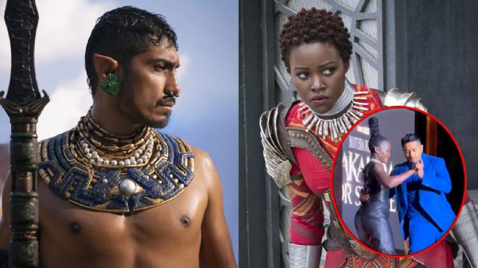 Wakanda Forever: Tenoch Huerta y Lupita Nyong'o sacan los prohibidos en premier de Black Panther 2