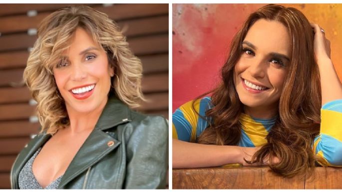 Tania Rincón y Andrea Escalona sufren APARATOSA caída en pleno programa en vivo