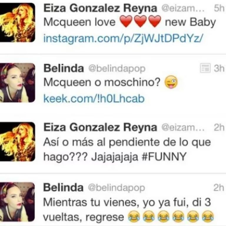 Belinda y Eiza González protagonizaron una pelea