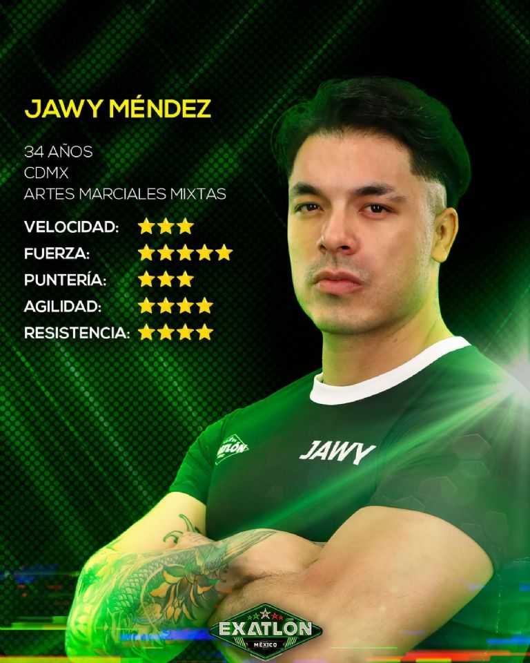 Jawy pasó de realities de convivencia a deportivos con su llegada a 'Exatlón México'. ¿Será el competidor más polémico?