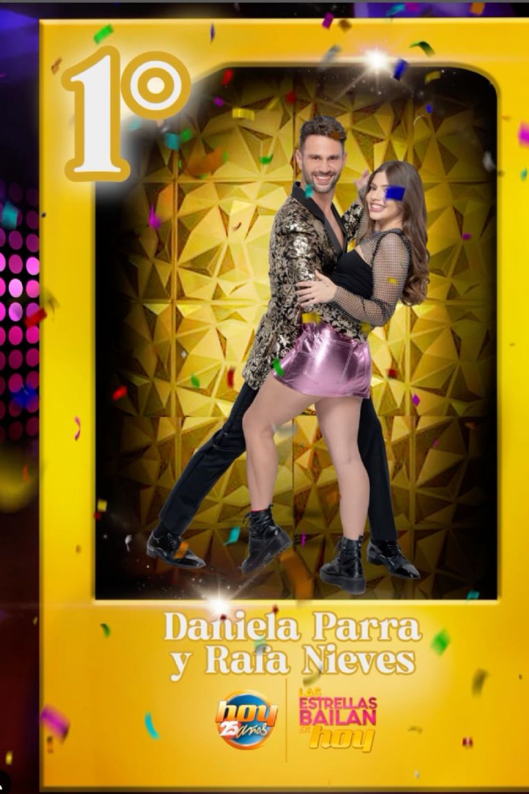 Daniela Parra y Rafa Nieves campeones de Las Estrellas Bailan en Hoy