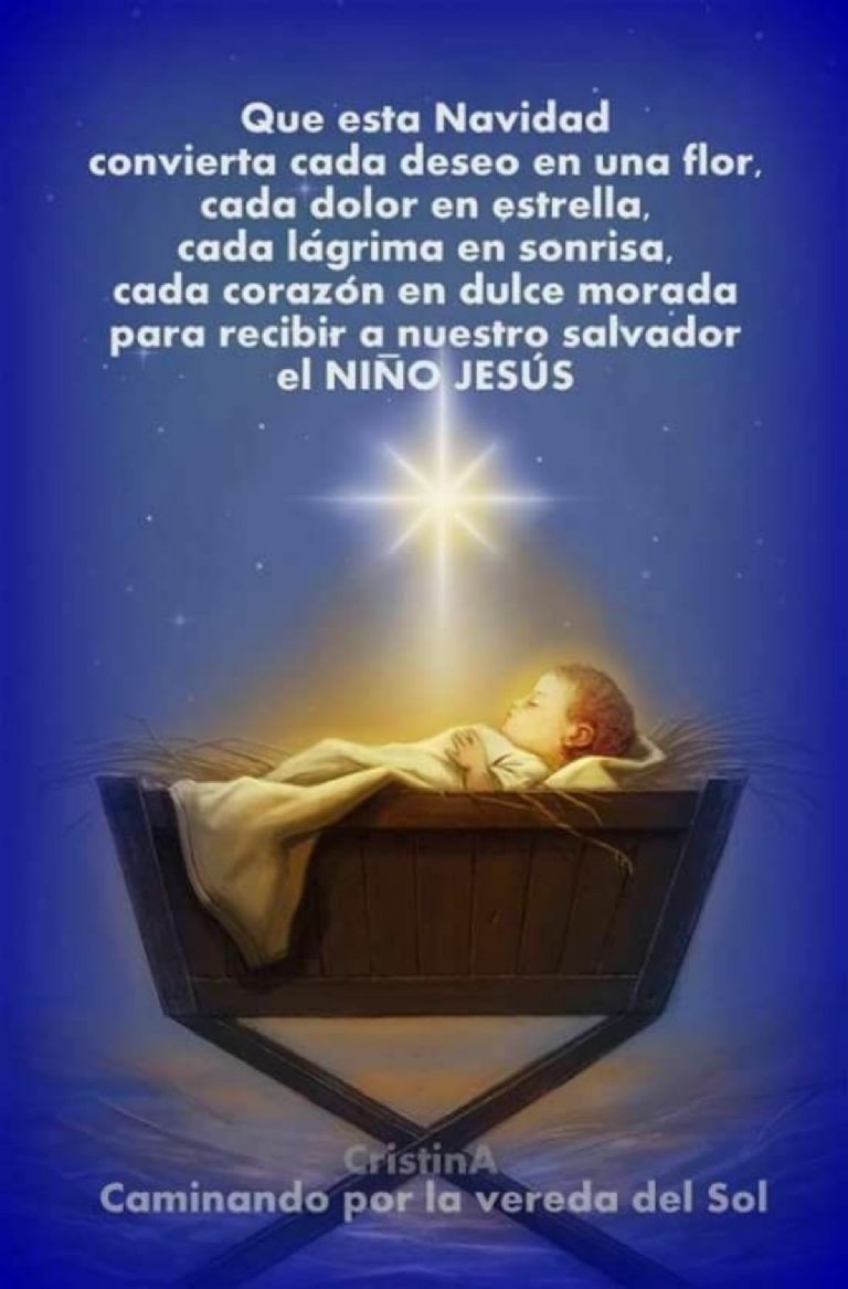 Celebra la navidad enviando amor con las bellas imágenes del nacimiento del niño Jesús.