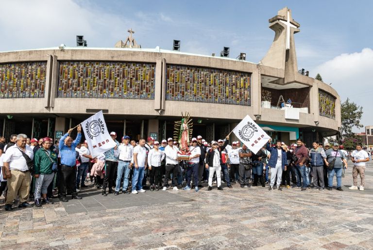 fecha en la que llegan los peregrinos a la Basílica de Guadalupe en CDMX
