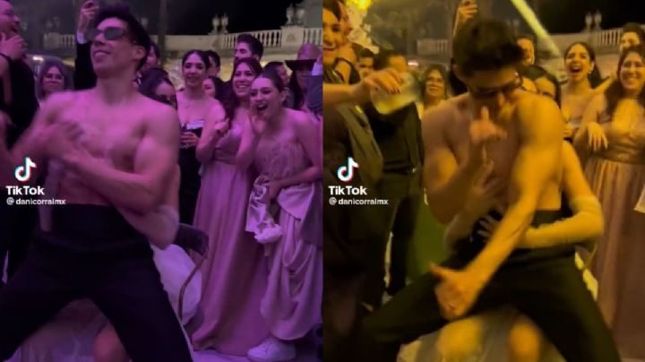 Daniel Corral PERREANDO en su boda sin playera es lo mejor que verás hoy (VIDEO)