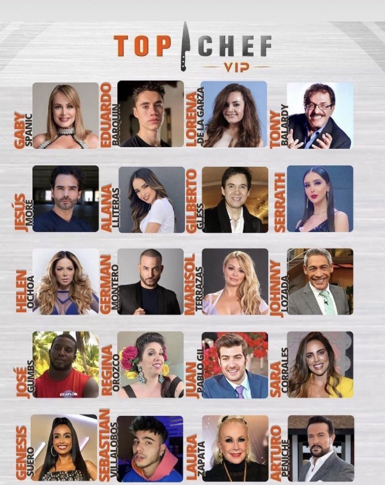 Top Chef VIP 2022 cast