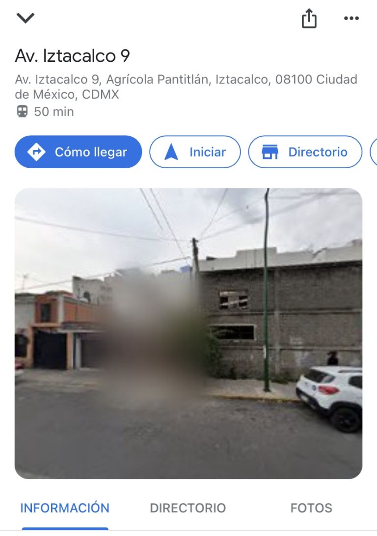 casa México Google Maps