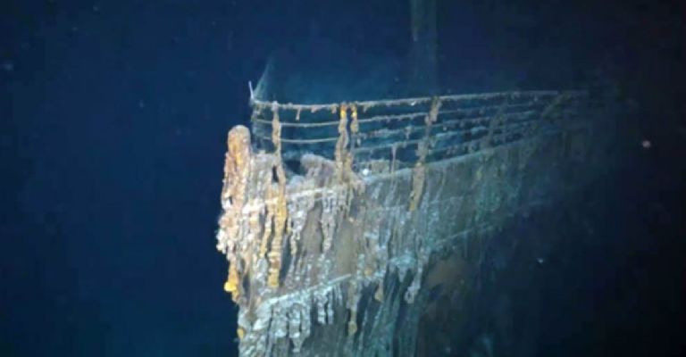parte frontal del titanic