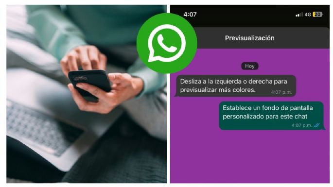 ¿Cómo cambiar el color de las conversaciones en WhatsApp?