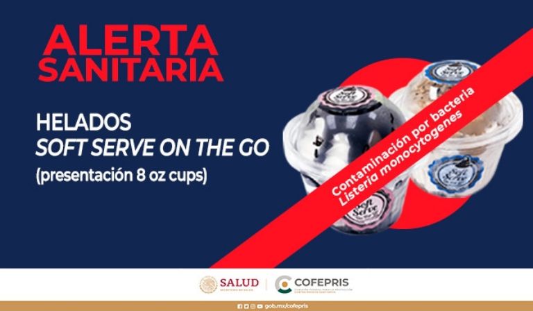 cofepris advierte sobre helado soft serve on the go con bacterias