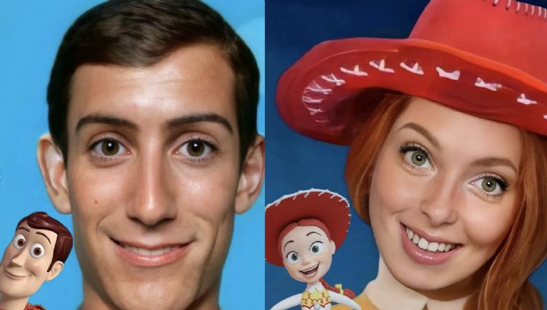 Personajes de Toy Story en la vida real
