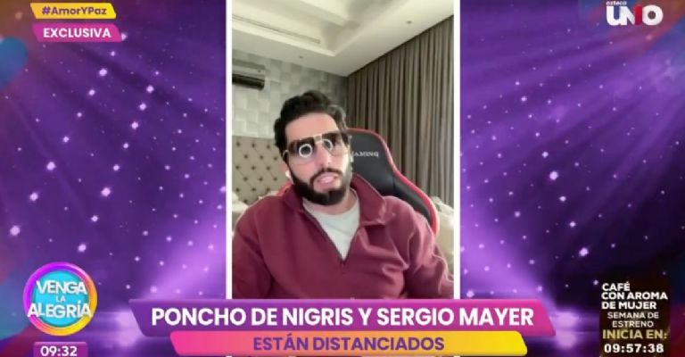 Poncho de Nigris habla de Sergio Mayer en venga la alegría