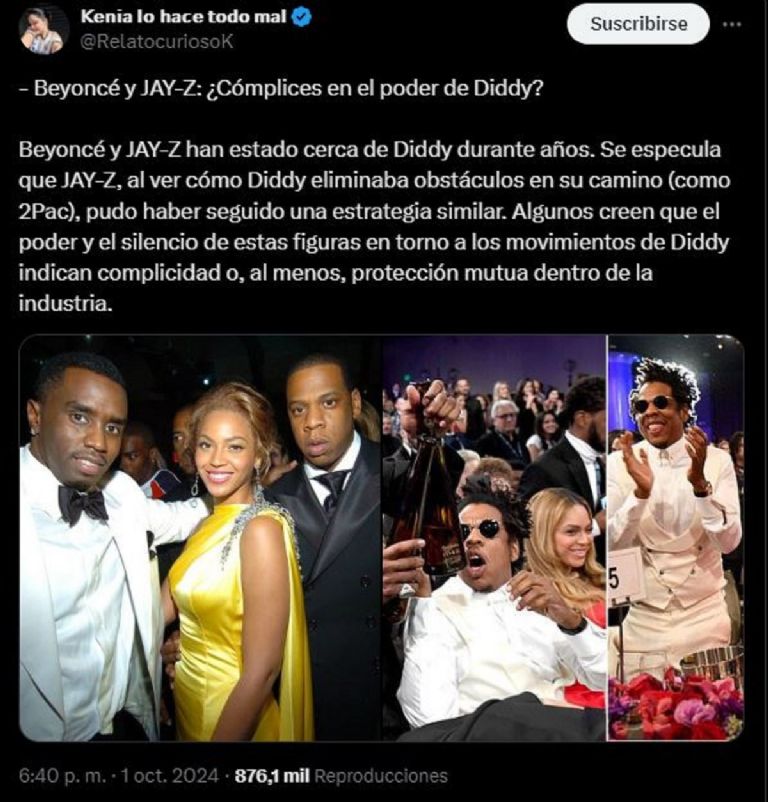 relación de Beyoncé y Diddy