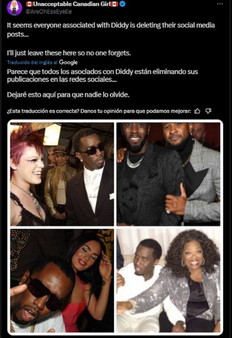 relación que tienen Beyoncé y Diddy