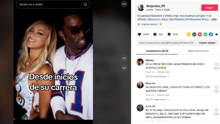 el video de beyonce con diddy