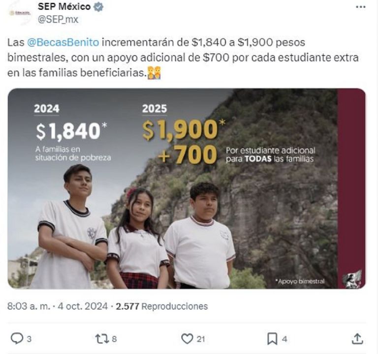 Beca universal para estudiantes requisitos