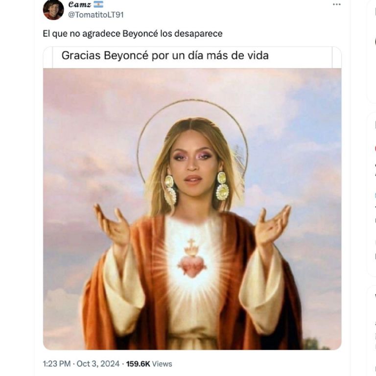 origen de los memes de agradecimiento a beyonce 