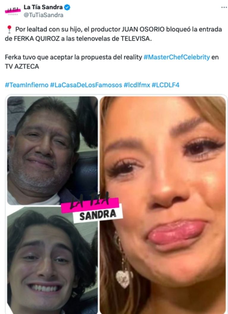 ¿Por qué Juan Osorio vetó a Ferka de las telenovelas?