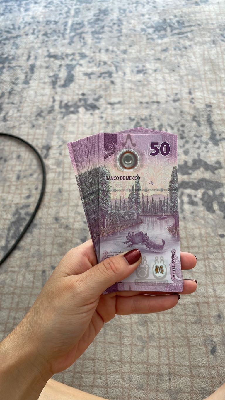 La rareza del billete de 50 pesos con el ajolote aumenta su valor