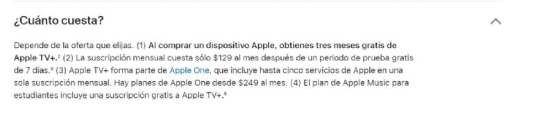 Planes para comprar Apple Tv y ver una película