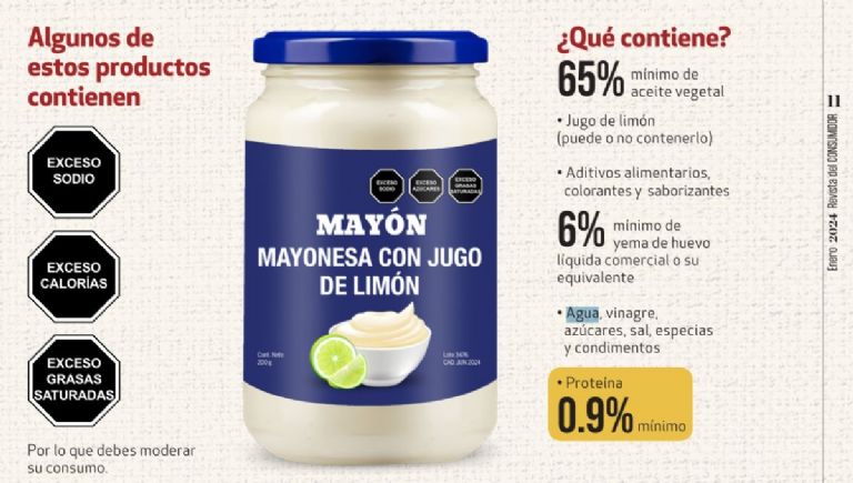 como identificar una buena mayonesa segun la profeco